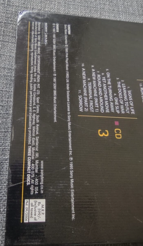 Pink Floyd Definitive Collection 3 India CD Box Set 2006 - Picture 10 of 15