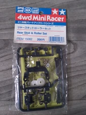 Tamiya 4wd Mini Racer 15082 Rear Skid & Roller Set