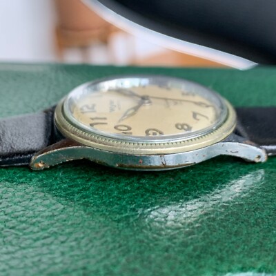 Vintage Wyler Navigator Incaflex 17 Jewels Arabic Numerals