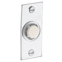Baldwin 4853260 Rectangular Bell Button Bright Chrome on sale Baldwin 4853260 Rectangular Bell Button Bright Chrome on sale