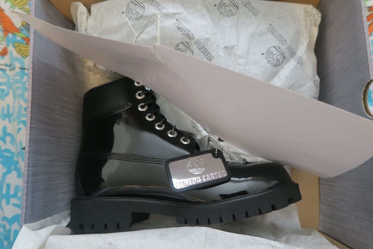 Timberland x Veneda Carter 6” Boot Black Men's Size 7 Patent Timberland x Veneda Carter 6” Boot Black Men's Size 7 Patent