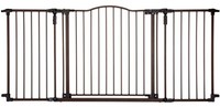 Baby Safety Gate, Home Infants Doorway Stairs Indoors Heavy-duty Bronze on sale Baby Safety Gate, Home Infants Doorway Stairs Indoors Heavy-duty Bronze on sale