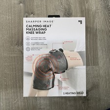 NEW Calming Heat Knee Wrap Sharper Image Personal Electric Knee Heating Pad