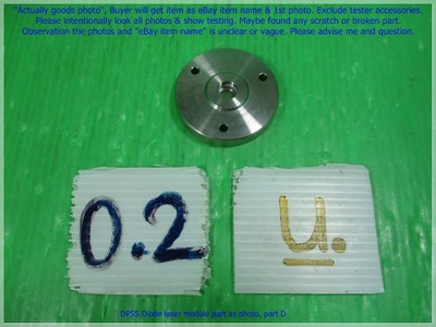 Dpss Diode Laser Module Part as photo, Part D.