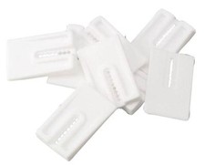 NEW PLUMB PAK PP836-55 PACK OF 8 SOFT WHITE PLASTIC TOILET SHIMS 7088487