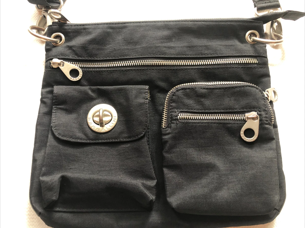 WOMENS BAGGALLINI CROSSBODY BLACK PURSE eBay