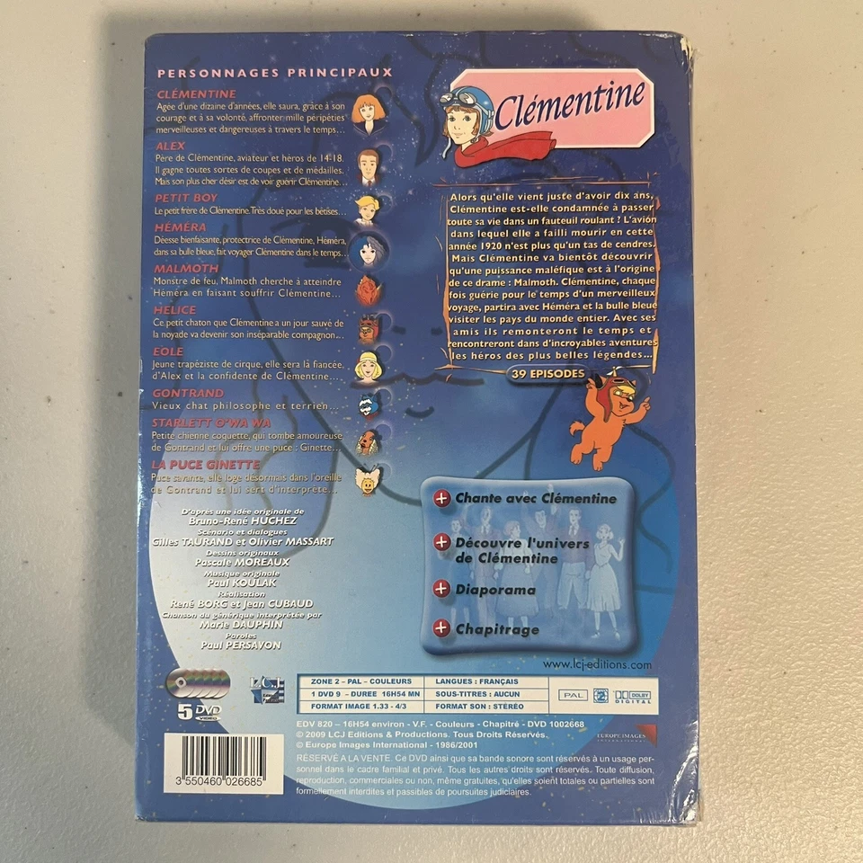 Clémentine (TV Series 1985‑1987) Complete Series Collection R2 New & Sealed Rare - Image 2 of 4
