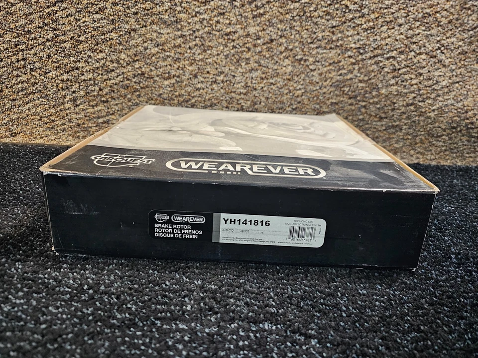 (CANTIDAD 2) Para BMW 850CSi 1994-1995, BMW 850i 1991-1992 Rotor de freno de disco YH141816 Foto 3 de 4