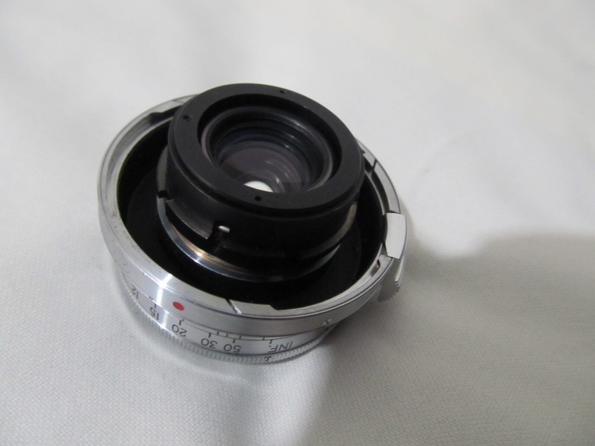 Nikon W-NIKKOR・C 1:2.5 f=3.5cm 単焦点 標準 美品 Nippon Kogaku W-Nikkor C 1:2.5 f=3.5cm Nikon Rangefinder