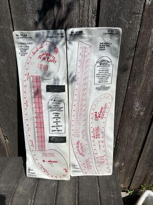 Designer Curve Universal Inseam Hip Ruler Crotch Pant French Sewing S9