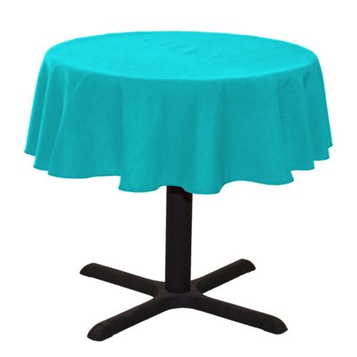 Set 4 Tablecloth Polyester Seamless Round 54" By Broward Linens (Varity Colors) - Picture 24 of 75