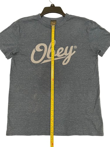 Obey T Shirt Blue Regular Fit Men’s Size Small Good Condition - Picture 9 of 12