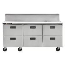 Traulsen Centerline 72" (6) Drawer 20 Pan Sandwich Prep Refrigerator