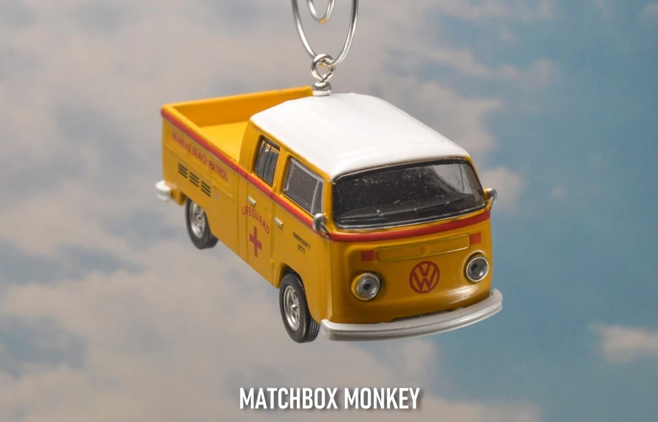 '76 Volkswagen Tipo 2 Doble Cabina Adorno de Navidad Salvavidas Waikiki Playa Foto 4 de 4