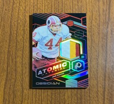 2018 Panini Obsidian Atomic Material Relics Red Etch /5 John Riggins #AM-48