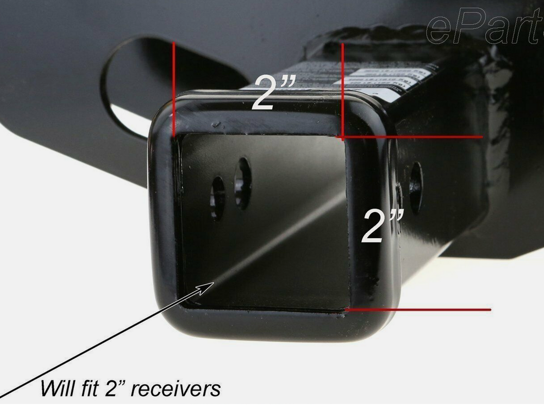 Car Hitch Cover Plug Cap Trailer Tow Receiver 2" USA Flag Black For