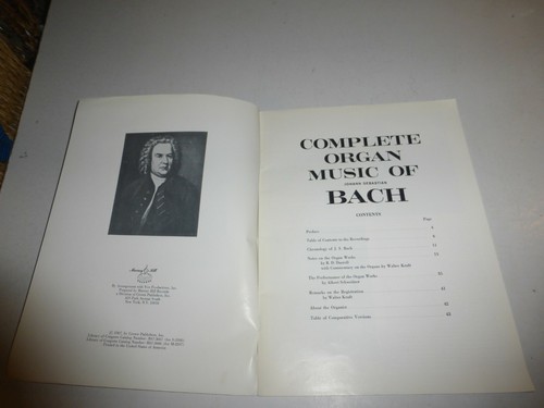 Complete Organ Music of Johann Sebastian Bach. Appreciation and Notes on the 147 - Imagen 3 de 6