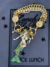 Lunch At The Ritz MYSTICAL MERMAID Link & Bracelet; RARE!!!