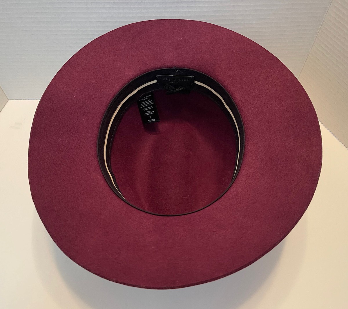 RAG & BONE Womens Wool Felt Floppy Brim Fedora Hat purple Size S Enhance Your Beauty! Purple Wool Hat - Authentic Spanish  main image 2
