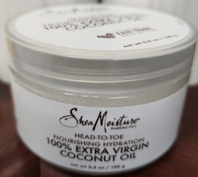 Shea Moisture 100% EXTRA VIRGIN COCONUT OIL 3.5 oz/100g