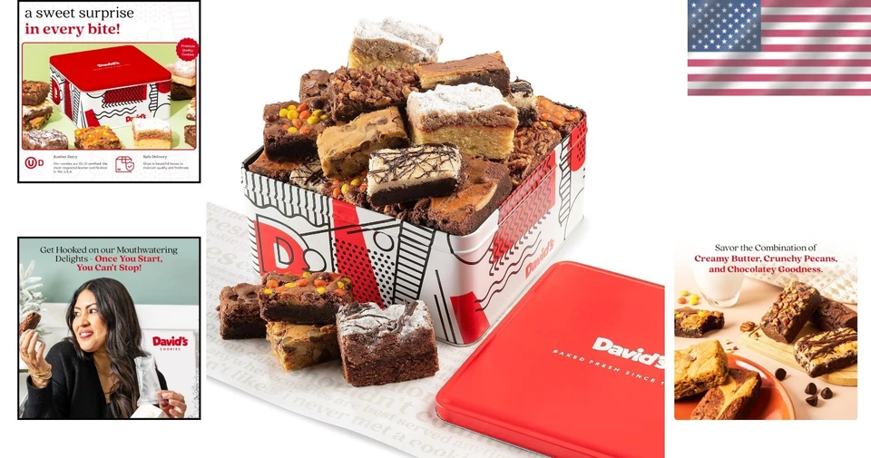 Свежие запеченные закуски для гурманов: пирожные и крошечный торт олово - 3 фунта чистого вкуса - Изображение 2 из 4