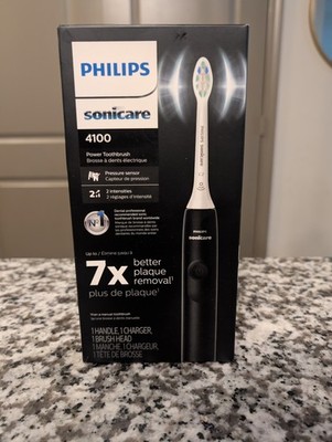 Philips Sonicare 4100 Sonic Electric Toothbrush Black w/ Charger & Brush Head