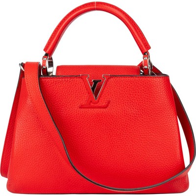 Louis Vuitton Rouge Taurillon Capucines BB Handbag Tasche