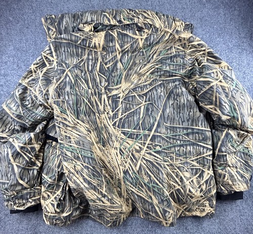 Orvis Hunting Shadow Grass Camo Herren Mantel mit Kapuze herausnehmbares Fleecefutter * Größe L - Bild 13 von 17