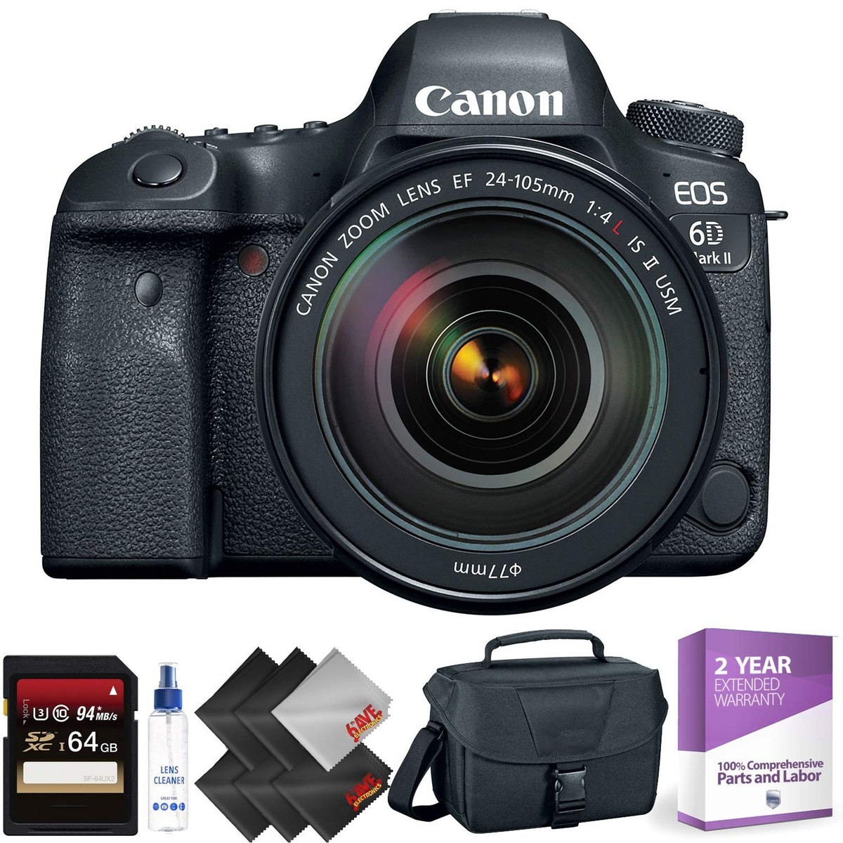 デジタルカメラ YKZ-1 Canon EOS 6D EF 24-105mm F4 L kit Amazon.com : Canon EOS 6D EF24-105mm is STM Kit Black