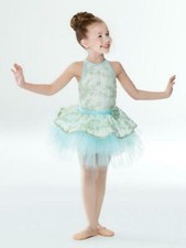 Dance Costume Medium Child Blue Revolution RC19802 Ballet Tutu Dress