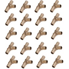Bag of (20) 1-1/4" x 1-1/4" x 1-1/4" PEXworx Brass Pex Crimp Tee