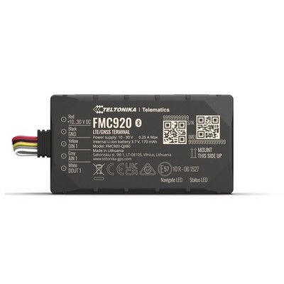 Teltonika FMC920 GPS Vehicle Tracker LTE Cat 1 GSM GPRS GNSS Bluetooth 4.0 + LE
