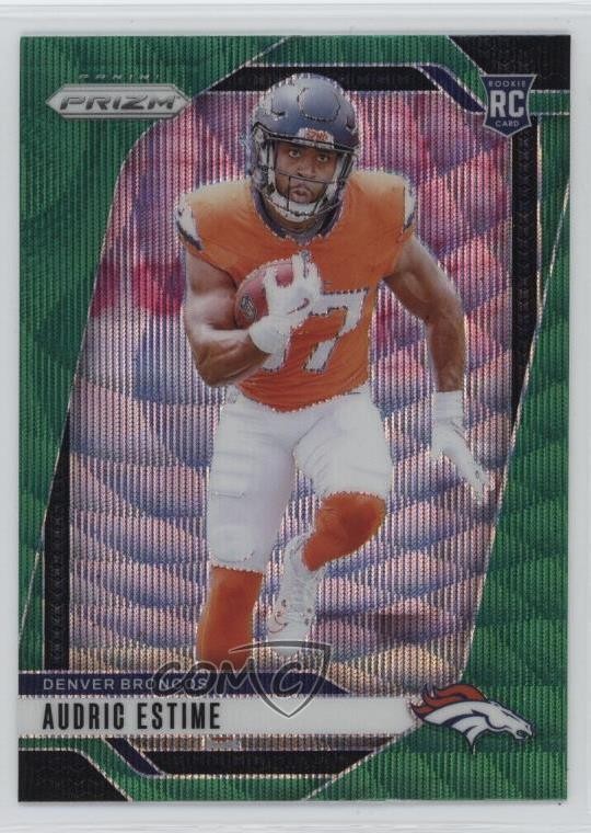 2024 Panini Prizm Rookies Green Wave Prizm Audric Estime #306 1cn6