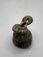 Zuni Coiled Rattlesnake Snake Fetish - Farlan & Paulette Quam Zuni F 0963