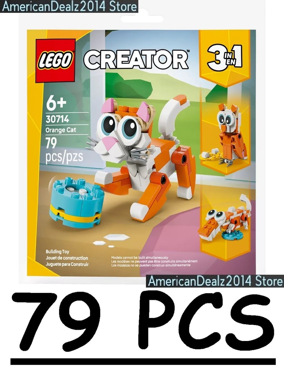 LEGO 30714 Creator 3-in-1 Building Orange Cat PolyBag (SEALED) | eBay