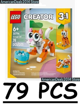 ぶー！ LEGO 30714 Creator 3-in-1 Building Orange Cat PolyBag (SEALED) | eBay
