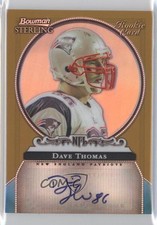 2006 Bowman Sterling Gold Refractor 872/900 David Thomas Dave #BS-DT Auto 0v1