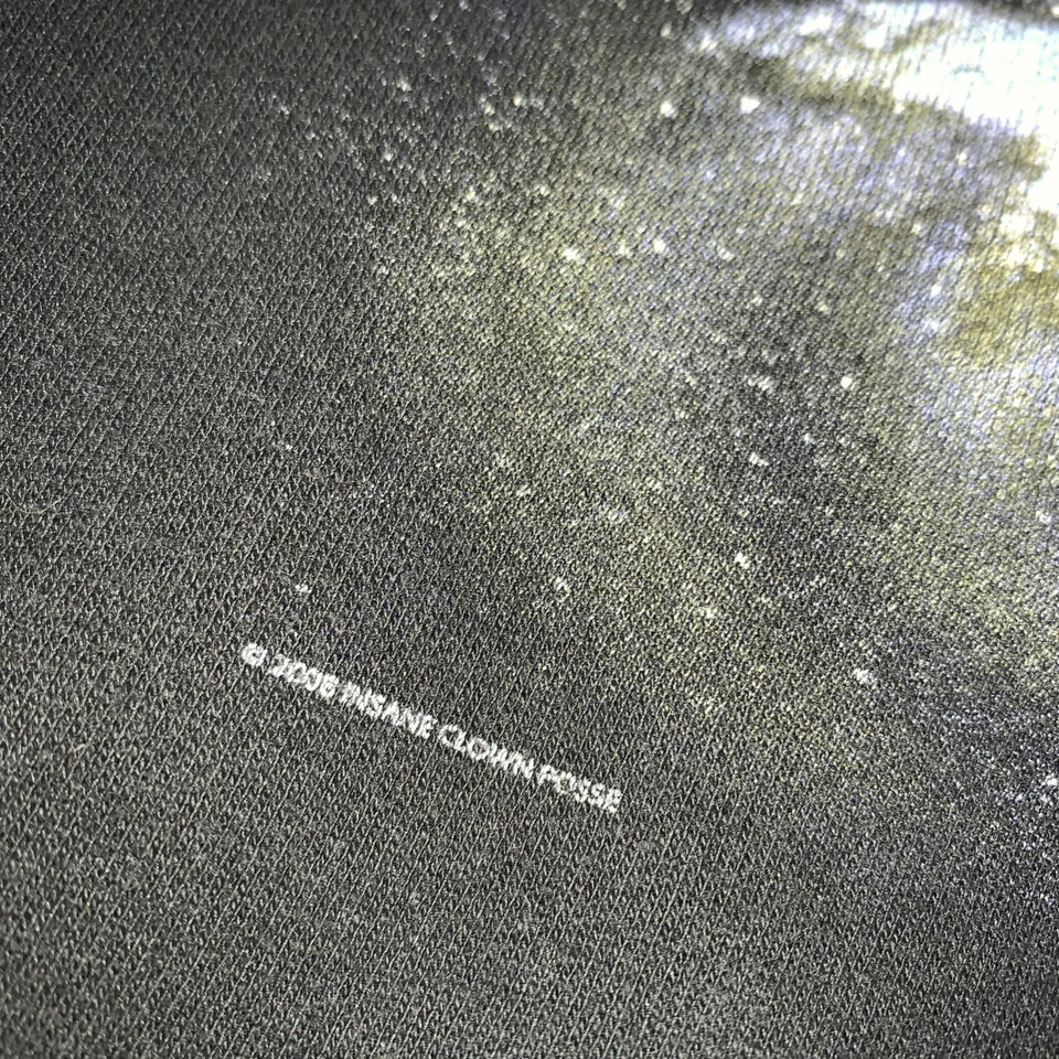 Sudadera con capucha vintage ICP Insane Clown Posse con cremallera grande y2k 2008 negra Galaxy AOP Foto 4 de 4