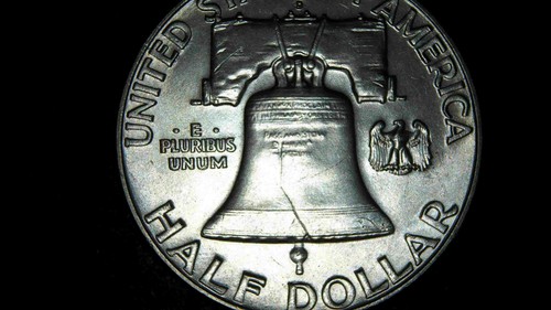 1963 - D Uncirculated Franklin Silver Half Dollar, 50c #648 - Picture 3 of 7