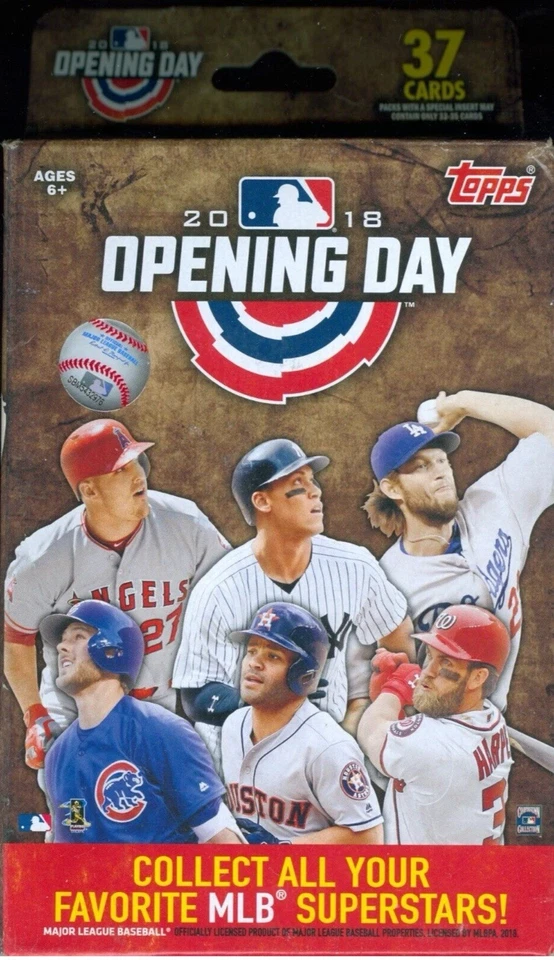 2018 Topps Opening Day Baseball Factory Sealed Hanger Box Ohtani RC Year!