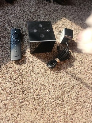 Amazon Fire TV Cube EX69VW 1st Gen 4K Streaming Player w/ Remote Tested