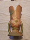 vintage weller pottery vase 8" Tall  Flower Design