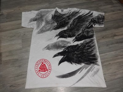 Viking Shirt Black Death Metal Biker Yggdrasil Asgard Unleashed Amon Amarth 1