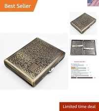 Stylish Engravable Metal Case - Retro Cigarette Case  Credit Card Holder