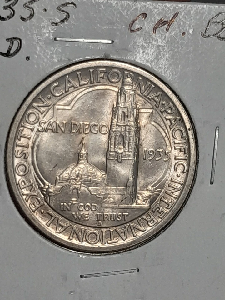 1935- S San Diego Commemorative Half - Image 2 of 4