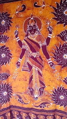 Handgefertigter Batik Wandbehang von LAKSHMI 