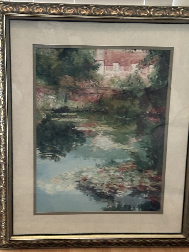 Anillo enmarcado de la casa Claude Monet, Giverny por la artista estadounidense Henrietta Milan Foto 4 de 4