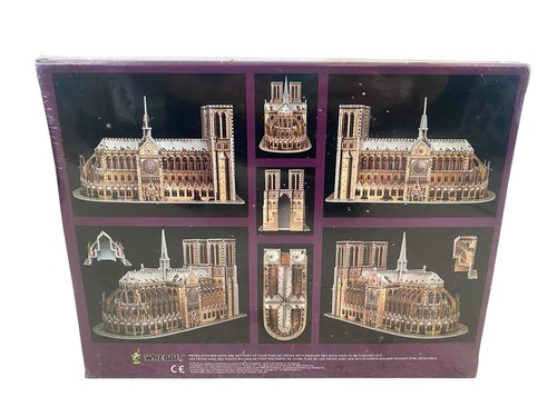 Puzz 3D Notre Dame Cathedral Paris France Puzzle 952 Piece New Sealed - Picture 2 of 4