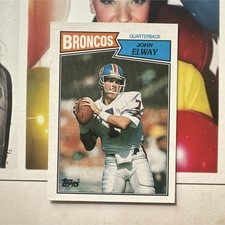 1987 Topps John Elway #7 Denver Broncos NFL Football