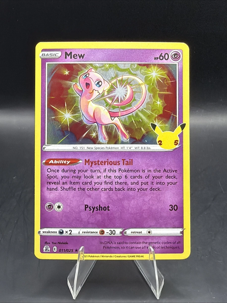 Mew Pokémon TCG Individual Cards for sale - eBay